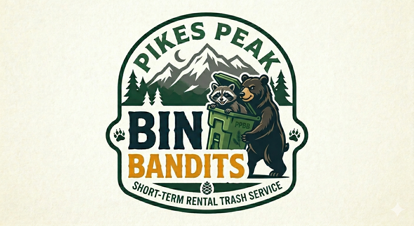 Pikes Peak Bin Bandits - Short Term Rental Trash Service in South West Colorado Springs and Manitou Springs.